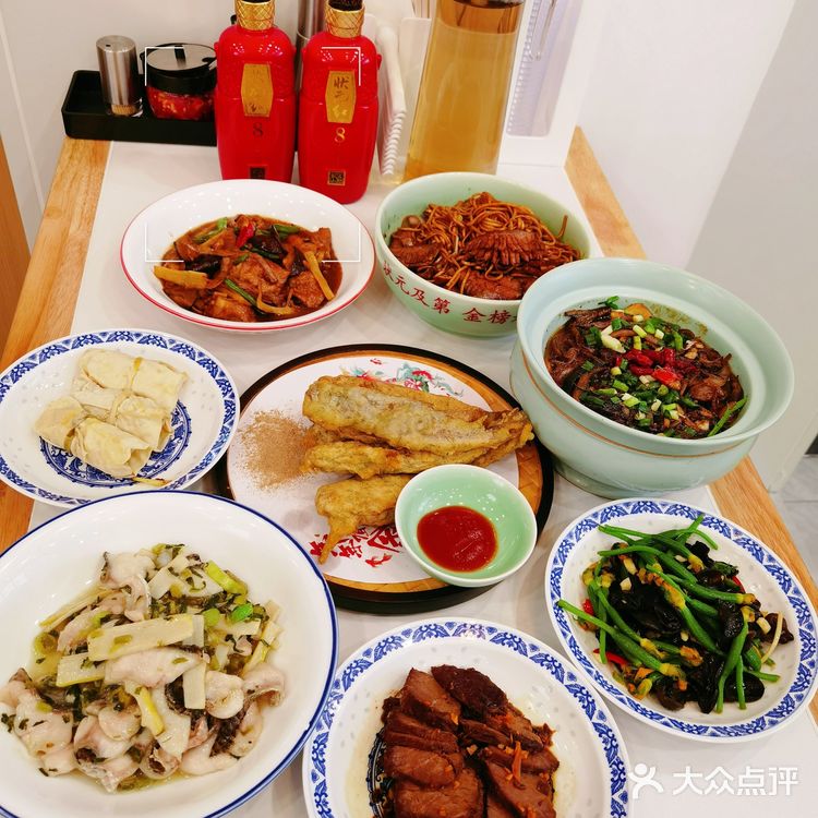 杭州非遗虾爆鳝过桥面🍜——状元馆