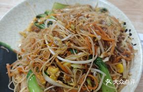 Radish and Pork Vermicelli Stir-Fry