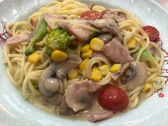 奶油蘑菇意面-蘑菇餐厅(小火瓦巷店)