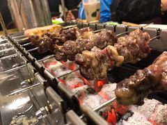 牛肉串-長壹旋转烤吧 农家鸡火锅