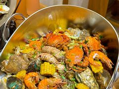 -东来菜馆•手抓海鲜家常菜•海鲜锅贴