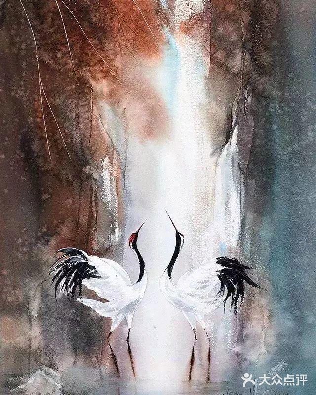 这么有仙气的水彩画，极美意境~