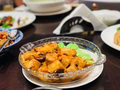 鲍汁鲜菌烩玉子豆腐-泛太平洋大酒店·海天楼中餐厅·粤菜