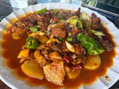 新疆特色大盘鸡-老字号大盘鸡·丸子汤·抓饭