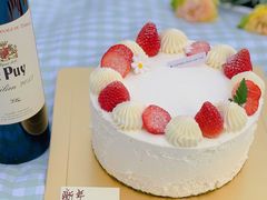 日式牛乳草莓蛋糕-福气鲜活面包·生日蛋糕