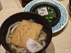 豆皮乌冬面-大起水产回转寿司(道顿堀店)