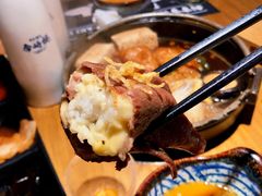 火男和牛榴莲握-今崎烧·关西寿喜烧专门店(永庆坊店)