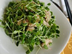 香椿苗拌鲜桃仁-同和居(什刹海店)