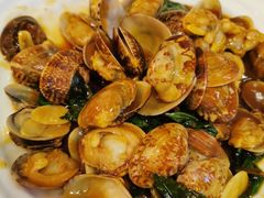 九层塔炒蛤蜊-台北楚楚园馅饼粥(虹桥南丰城店)