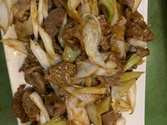 葱爆羊肉-桃子餐厅·天津菜(红星路直营店)