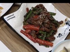杭椒牛柳-老苏州大客堂·苏帮菜·松鼠桂鱼·苏州传统小吃(观前街人民商场店)