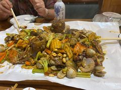 -东来菜馆•手抓海鲜家常菜•海鲜锅贴(鸽子窝店)