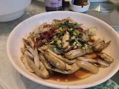 葱油蛏子-健眺小海鲜(临海后山店)