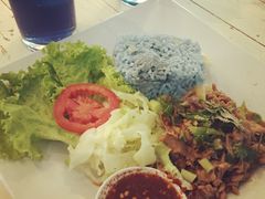 -蝶豆花蓝面条