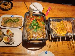 -路边摊小炉子烧烤