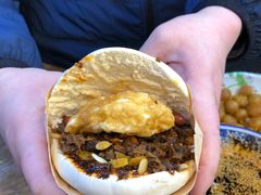 蛋菜夹馍-老马家马蓉蛋菜夹馍·腊牛肉夹馍(回民街店)