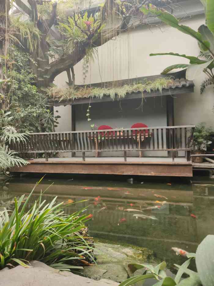 香柏雅集茶空间-"真的没想到在金狮广场里面居然还有这样一片.