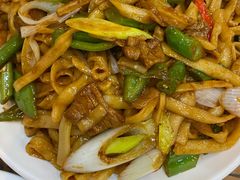 五花肉炒刀削面-韩师傅老大同刀削面(北苑路店)