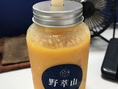 草莓芒果卡士-野萃山·潮汕厚果汁(十亩地店)