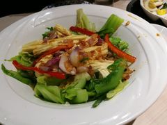 红葱头鲜腐竹捞芥菜-老廣食堂(区庄店)