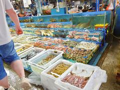 -霞涌市场海鲜摆卖区