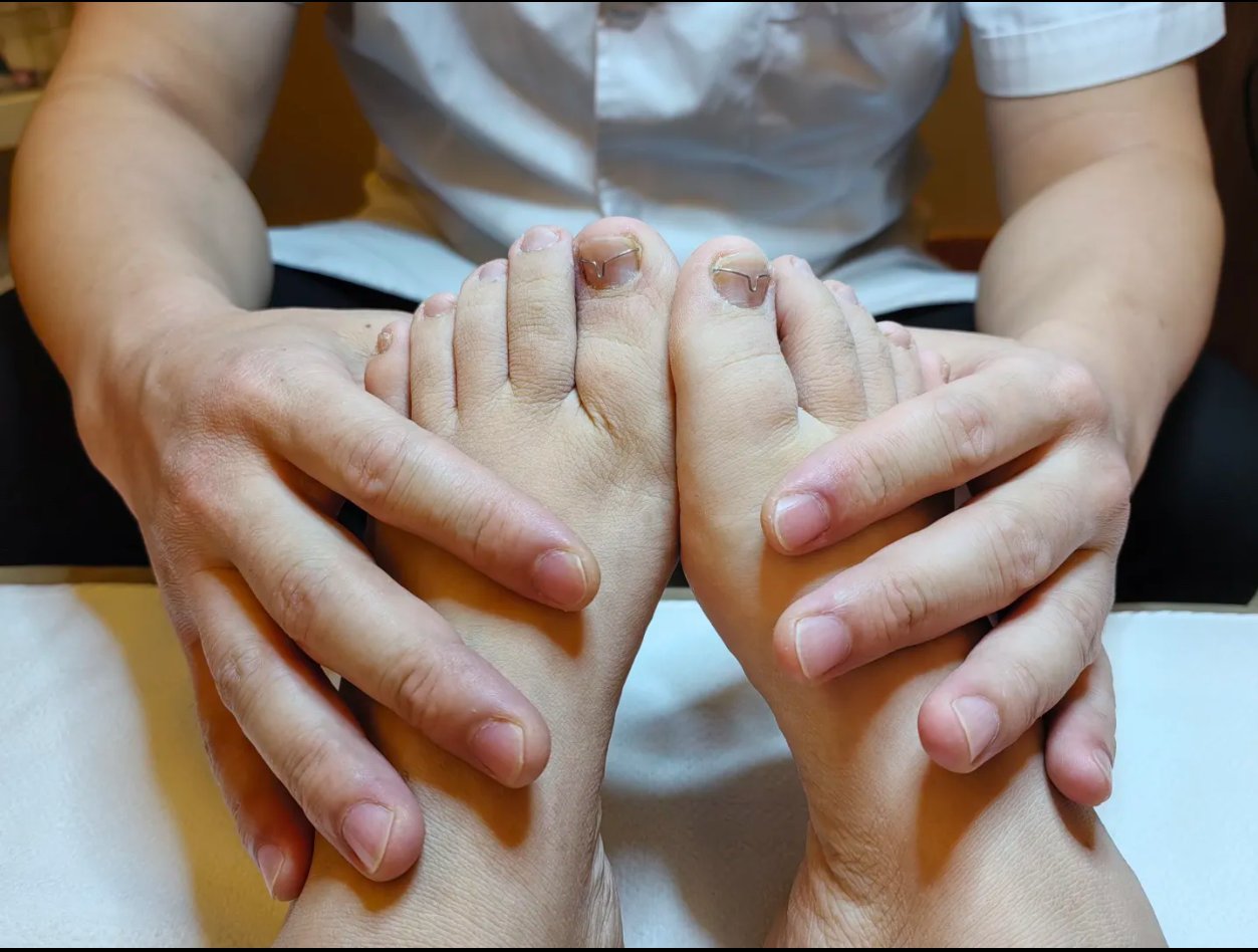 泡脚的放松时光