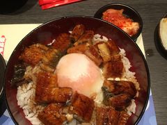 温泉蛋鳗鱼饭-名代宇奈备长炭烧鳗鱼居酒屋