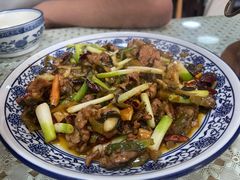 水淹菜炒肉-蜗牛小馆醉乡民谣云南菜(惠新西里店)