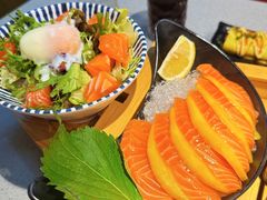 厚切深海三文鱼刺身-万岁寿司(万国店)