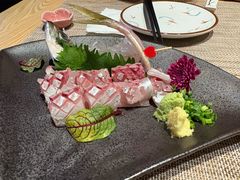 日本长崎竹夹鱼刺身-彩汐 日式海鲜&烧鸟居酒屋