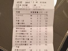 账单-糖朝(尖沙咀店)