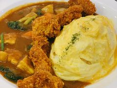 炸鸡块咖喱蛋包饭套餐-池奈·日式咖喱蛋包饭(赛高店)