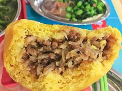 南瓜玉米面菜团子-北京大学-燕南食堂