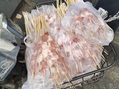 -劳动公园新疆人烤腰子