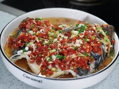 剁椒蒸鱼头-福隆农村大排档