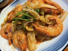 大虾烧白菜-1937青岛老味道·海肠捞饭·青岛菜(大鲍岛栈桥店)