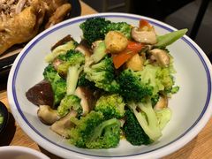 拍蒜香菇炒兰花-大厨小馆(华阳城店)