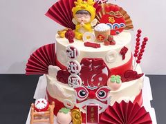 -卡比儿童蛋糕·心意定制·低脂零卡糖动物奶油FancyBALLOON(滨海店)