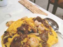 滑蛋牛肉虾仁饭-有章牛杂(石厦店)