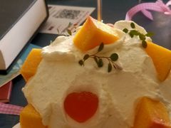 -芒果与甜纯动物奶油蛋糕&甜品台定制