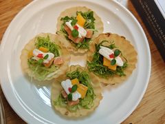 三文鱼芒果塔-渝半城经典川粤菜(重庆天地店)