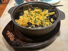 韭菜虾仁石烹蛋-佬麻雀·新湘菜(东方宝泰店)