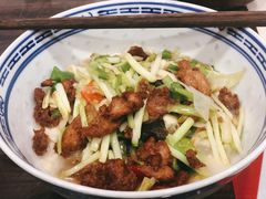 韭黄炒肉煮馍-老西安韩记三鲜煮馍(四府街店)