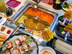 泡菜鸭锅底-海底捞火锅(老城根店)