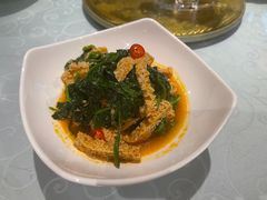 菠菜拌面筋-东方亚克西餐厅(西康路店)