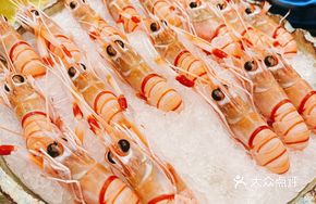 Ice Rice with Peony Shrimp