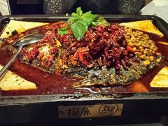 -探鱼·鲜青椒爽麻烤鱼(广州花都来又来店)