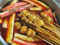 肚加蟹棒加鸡丸加土豆片-胖姐涮肚烧烤
