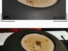 卡布奇诺蘑菇汤配牛肝菌-AZUL by FUEL蓝色·法式酒馆(琶醍店)