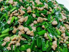 蚬肉炒韭菜-伟记牛蹄(道滘店)
